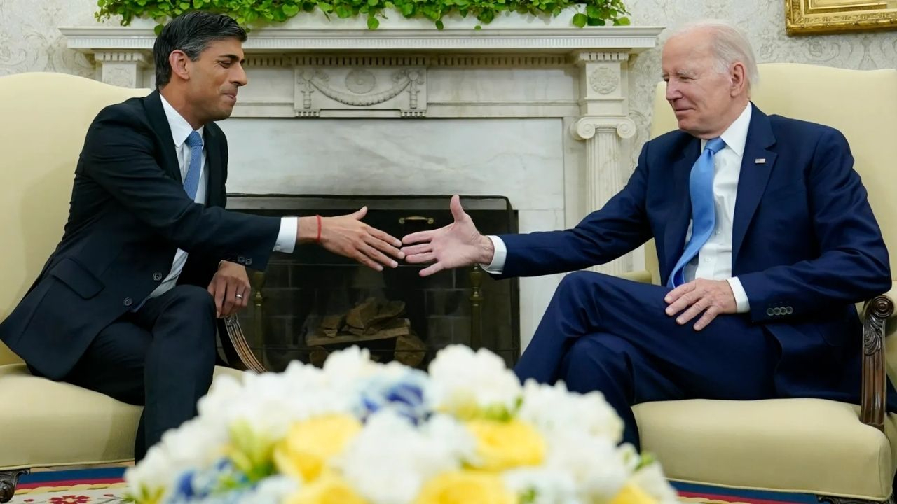 Biden ve Sunak'tan açıklama: "iki devletli çözüm" konusunda hemfikiriz