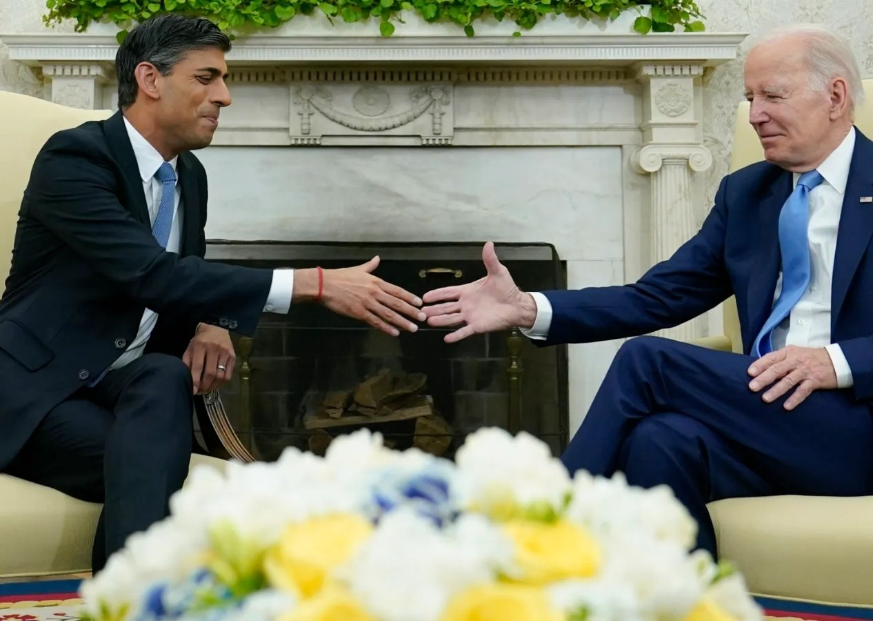 Biden ve Sunak'tan açıklama: "iki devletli çözüm" konusunda hemfikiriz