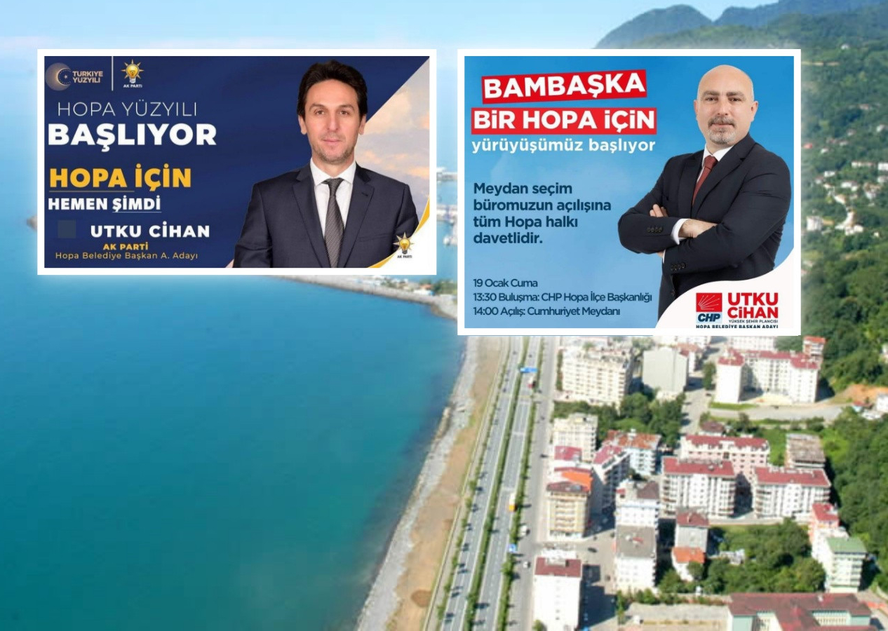 Türk seçim tarihinde bir ilk olabilir... Artvin Hopa'da seçmenin kafası karışacak: AK Parti'nin de CHP'nin de adayı Utku Cihan!