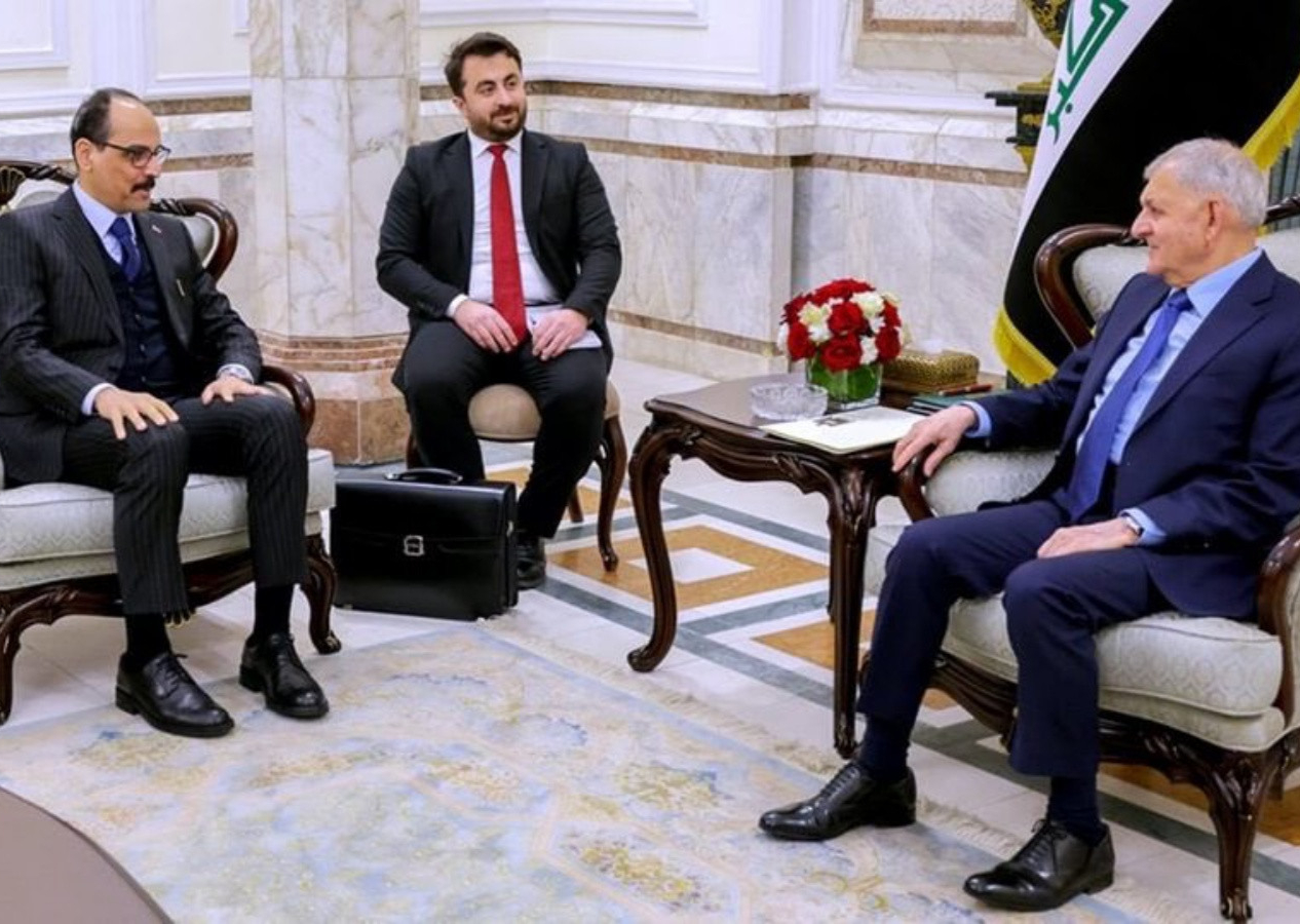 MİT Başkanı İbrahim Kalın, Irak Cumhurbaşkanı ile görüştü: PKK ile mücadelede işbirliği!