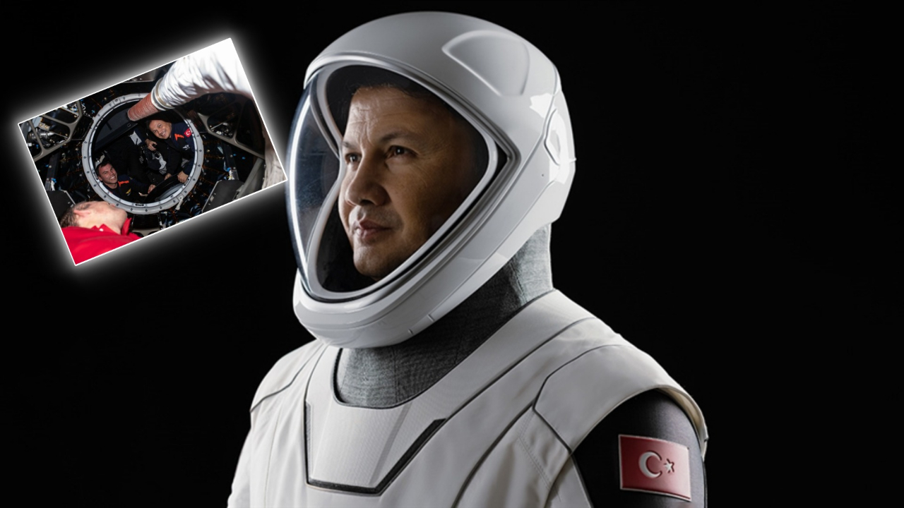İlk Türk astronot Alper Gezeravcı uzaydan fotoğraf paylaştı: "Yüzümüzdeki mutluluk..."