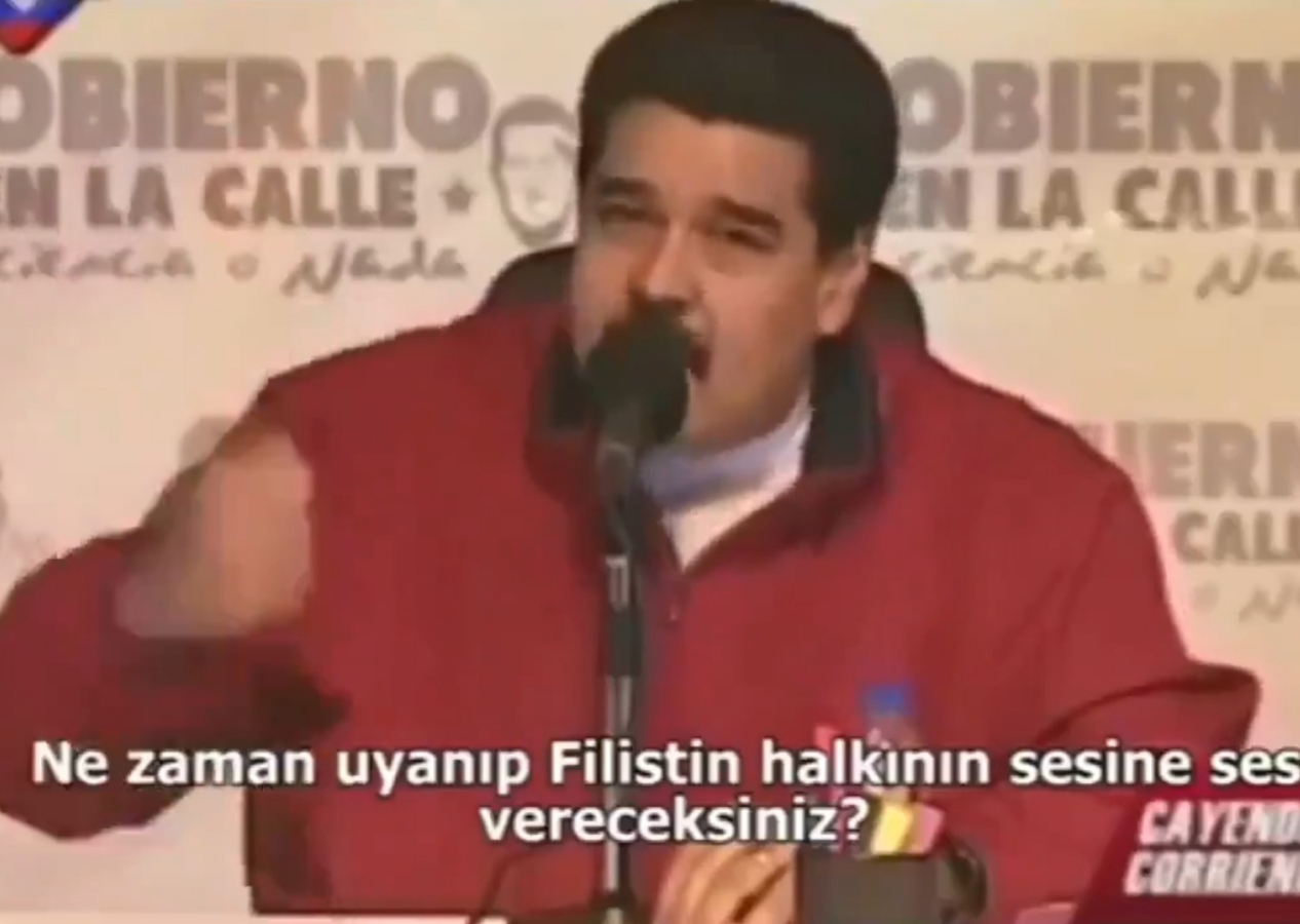 Venezuela Devlet Başkanı Maduro’dan tüm dünyayı ayağa kaldıran Filistin konuşması!