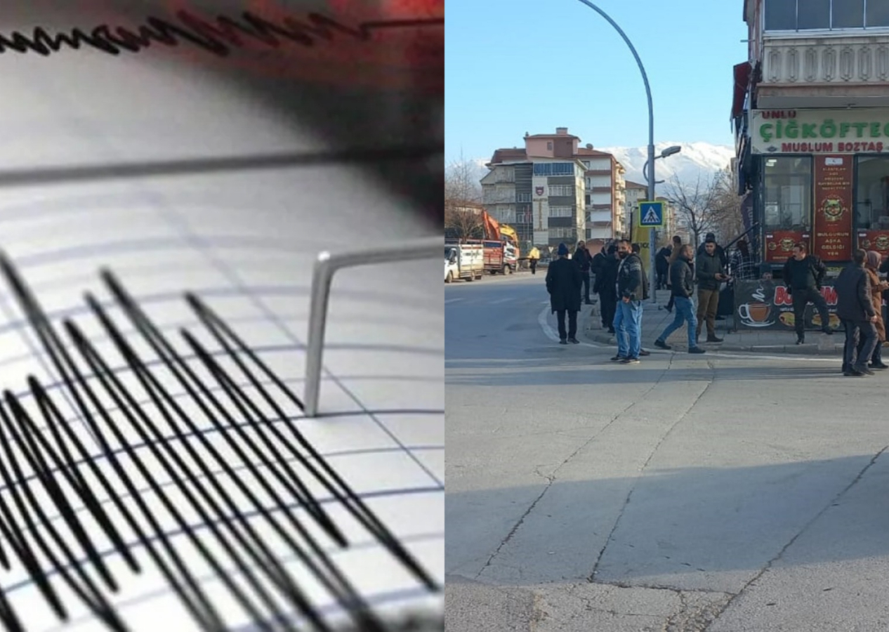 Malatya'da 5.2 büyüklüğünde deprem!