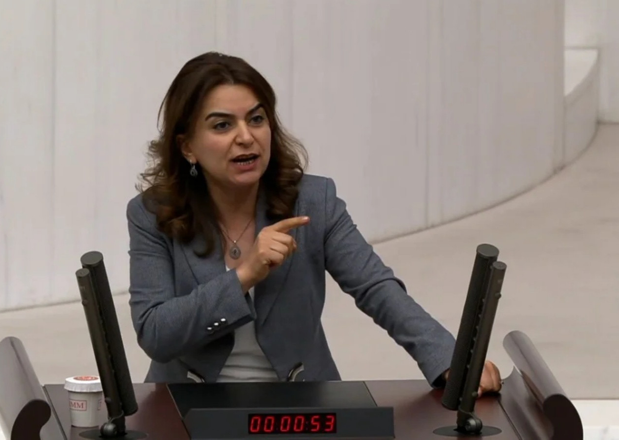 DEM Parti vekili Gülistan Kılıç'tan Meclis'te tepki çeken sözler: Kürdistan diyoruz, diyeceğiz. Kürdistan bir hakikattir