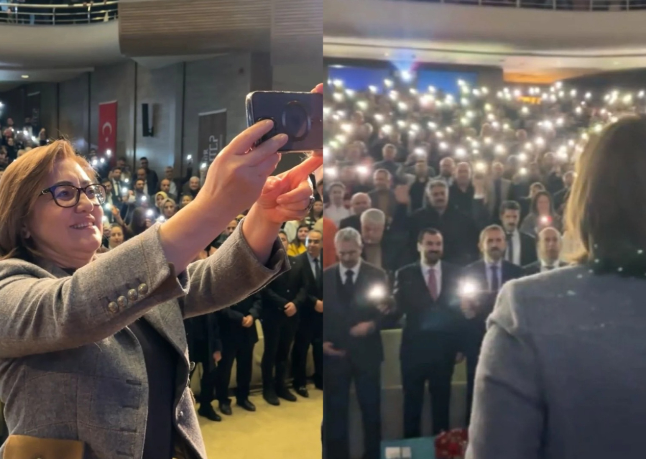 Fatma Şahin'in personel buluşmasında duygusal anlar yaşandı: Hep bir ağızdan Dönmem Geri şarkısı söylendi