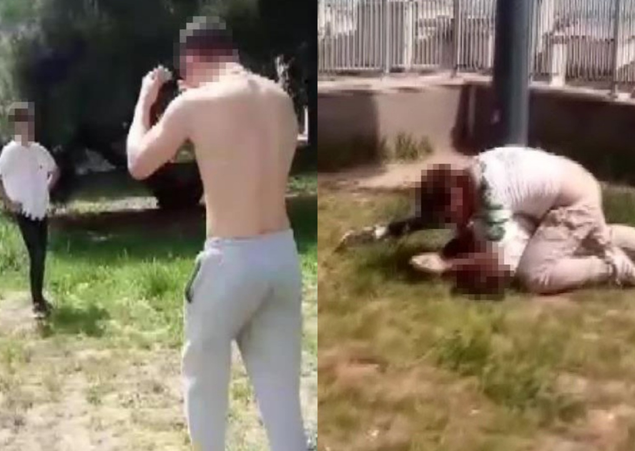Liseli gencin öldüğü 'kız meselesi' kavgasının görüntüleri ortaya çıktı: İzleyip tezahürat yaptılar!