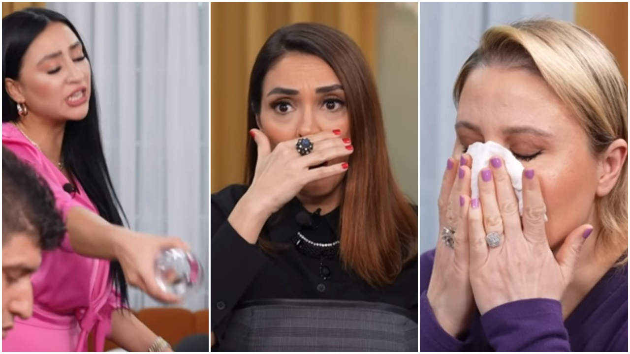 Yemekteyiz yarışmasında ortalık fena karıştı! Aldığı puanı beğenmeyen yarışmacı rakibine su attı