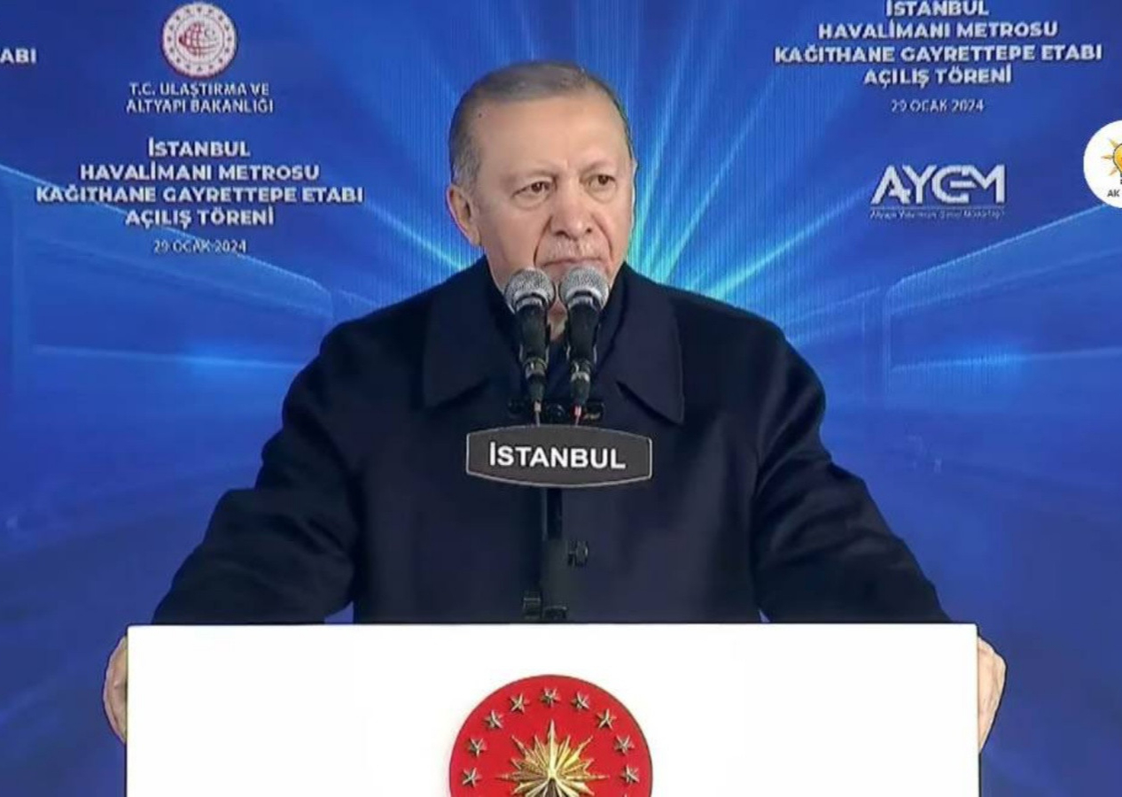 Gayrettepe-Kağıthane metro hattı açıldı! Cumhurbaşkanı Erdoğan: Havalimanı-Taksim arası 40 dakikaya düşecek!