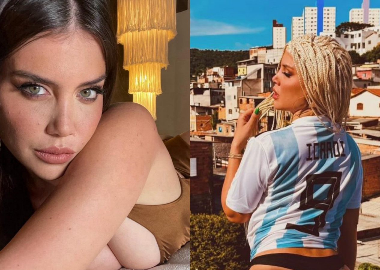 Wanda Nara yeni mesleği için Icardi formasını giyip kamera karşısına geçti! Fotoğraflara beğeni yağdı...