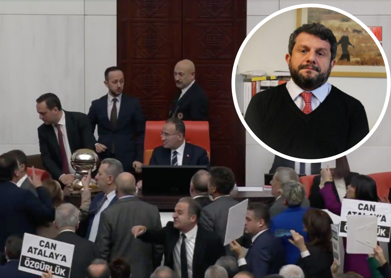 Can Atalay'ın vekilliği düştü! Karar okunurken TBMM'de hareketli anlar!