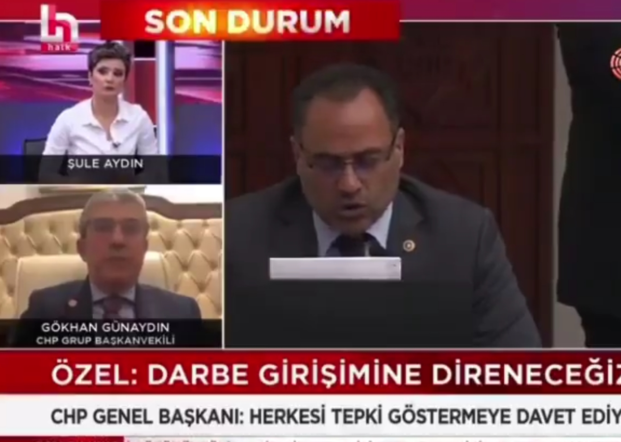 Durun yapmayın siz kardeşsiniz: CHP Grup Başkanvekili Gökhan Günaydın'dan canlı yayında Halk TV'ye salvolar