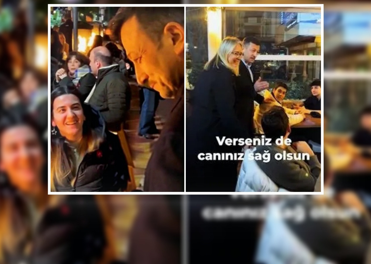 AK Parti İzmir Belediye Başkan adayı Hamza Dağ sokakta gençlerle buluştu: Oyum sana!