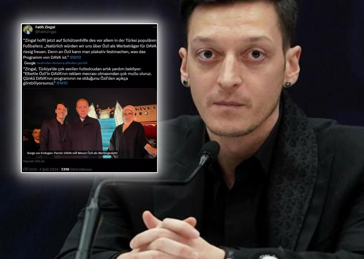 Mesut Özil, Almanya'da Türklerin kurduğu DAVA Partisi'ne reklam yüzü olabilir
