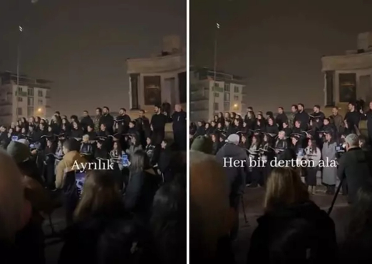 Hatay'da felaketin yıl dönümünde tüyler ürperten anlar: Hep bir ağızdan Ayrılık şarkısını söylediler