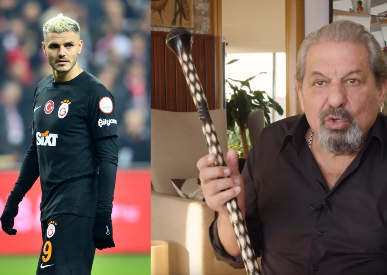 "Icardi'yi izlesinler. Bunu bilmez bizim hakemler. Baltalar yetiştirdik çünkü. Adam Icardi'yi aldı kucağına oradan buraya koydu"