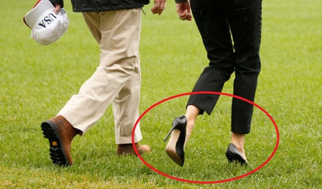 ABD'de 12 cm krizi! First Lady afet bölgesine böyle gidince...