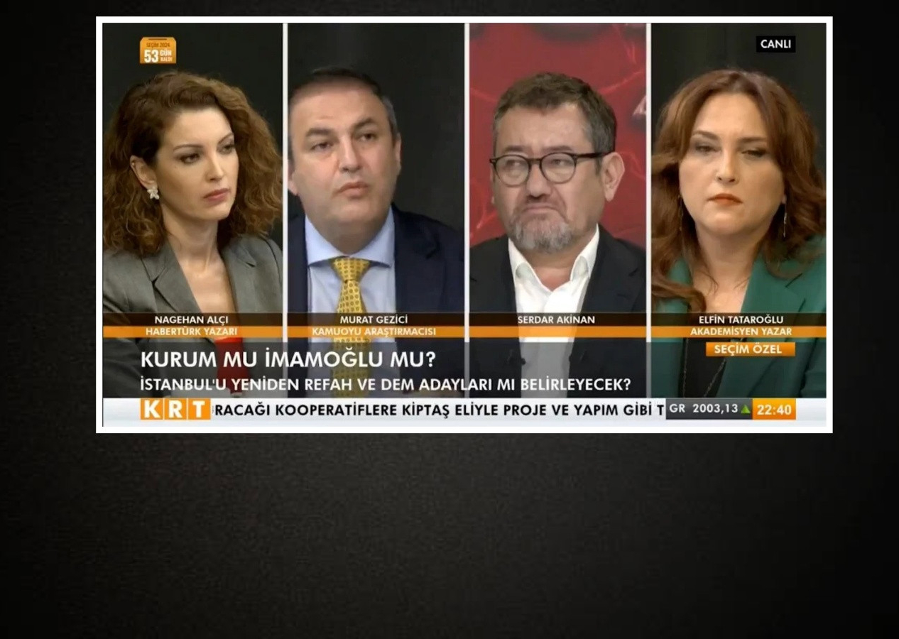 KRT TV'de CHP'nin anketçisi Murat Gezici'den Murat Kurum'a peş peşe övgüler: En güçlü aday...