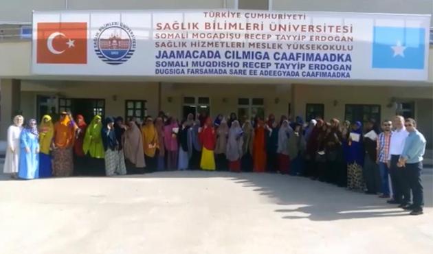 Somalili öğrencilerden Cumhurbaşkanı Erdoğan'a bayram mesajı!