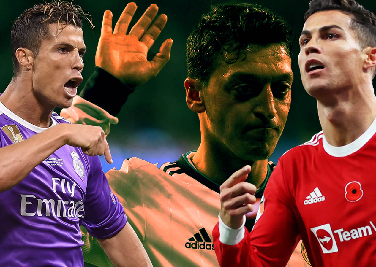 Cristiano Ronaldo’dan herkesi şaşkına çeviren Mesut Özil kararı! İşte CR7’nin rüya 11’i… Kariyerinde oynadığı en iyi ilk 11’i seçti, efsane isimleri bir bir listeledi…