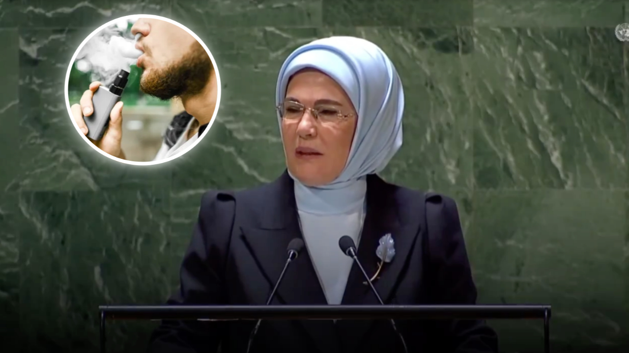 Emine Erdoğan'dan 'elektronik sigara' uyarısı: Atıkları geri dönüşmüyor, bu ürünlerden kurtulalım!