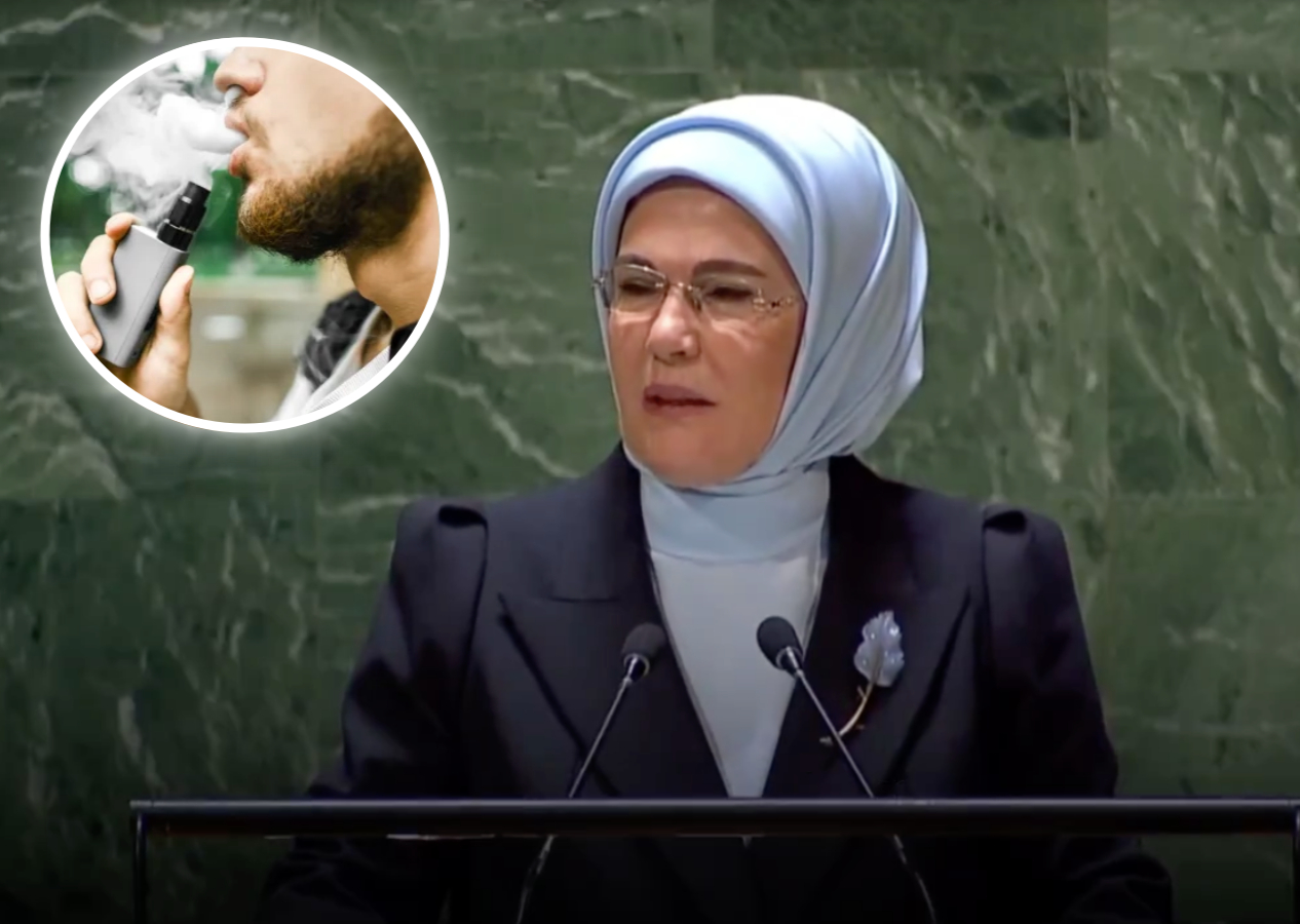 Emine Erdoğan'dan 'elektronik sigara' uyarısı: Atıkları geri dönüşmüyor, bu ürünlerden kurtulalım!