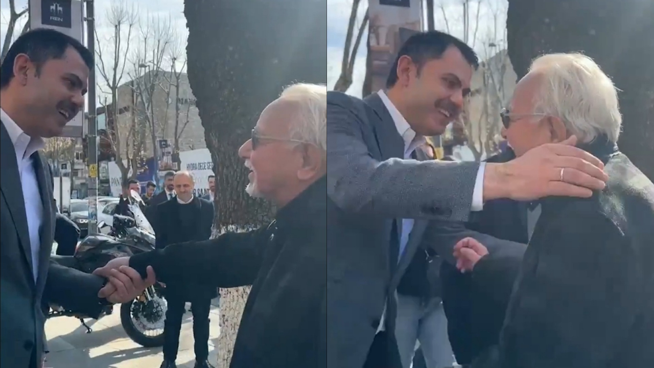 Murat Kurum ile bir amcanın gülümseten oy diyaloğu: "Canın sağ olsun"