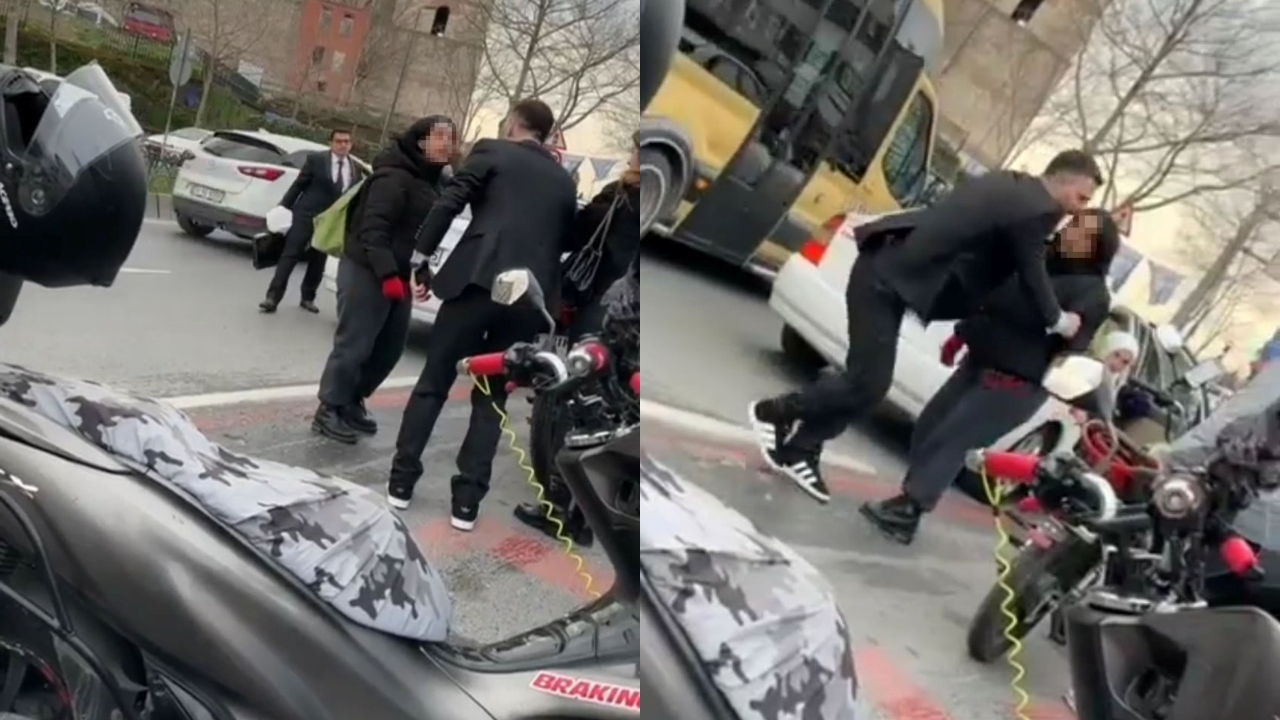 Trafik magandası motorcu kadını tehdit etti: “Senin kemiklerini kırar eline veririm. Ehliyetini iptal ettiririm"