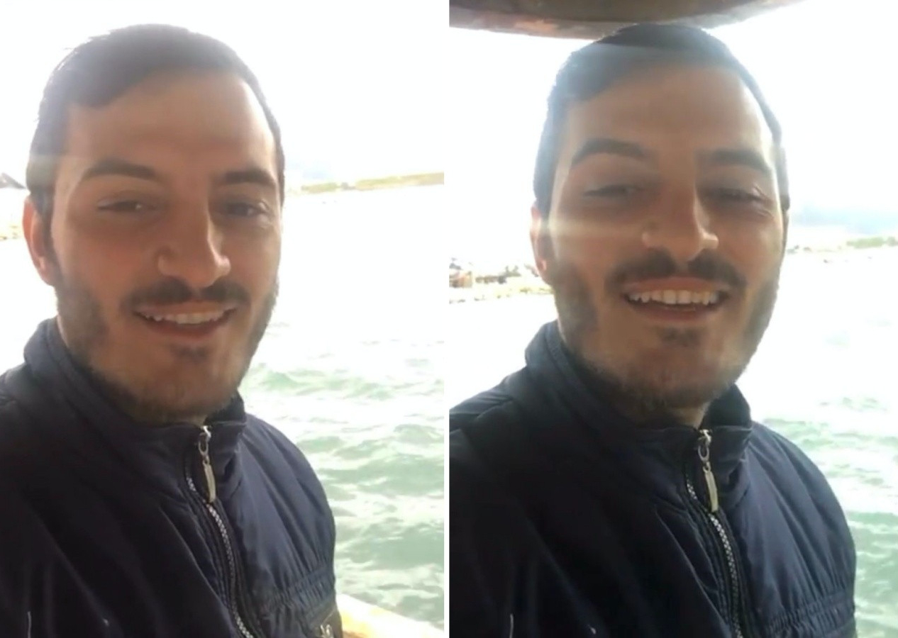 Marmara Denizi'nde batan gemide çalışan mürettebatın son görüntüleri ortaya çıktı