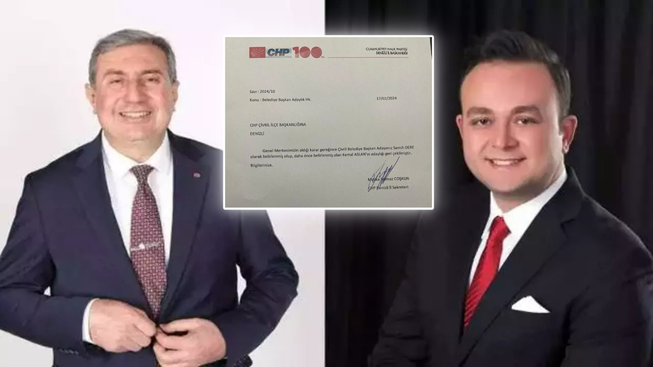 CHP 37 gün sonra aday değiştirdi: Denizli'de aday krizi