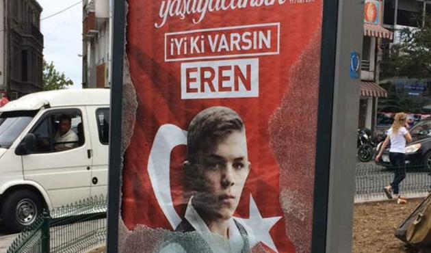 Maçka şehidi Eren'in hatırasına büyük saygısızlık!