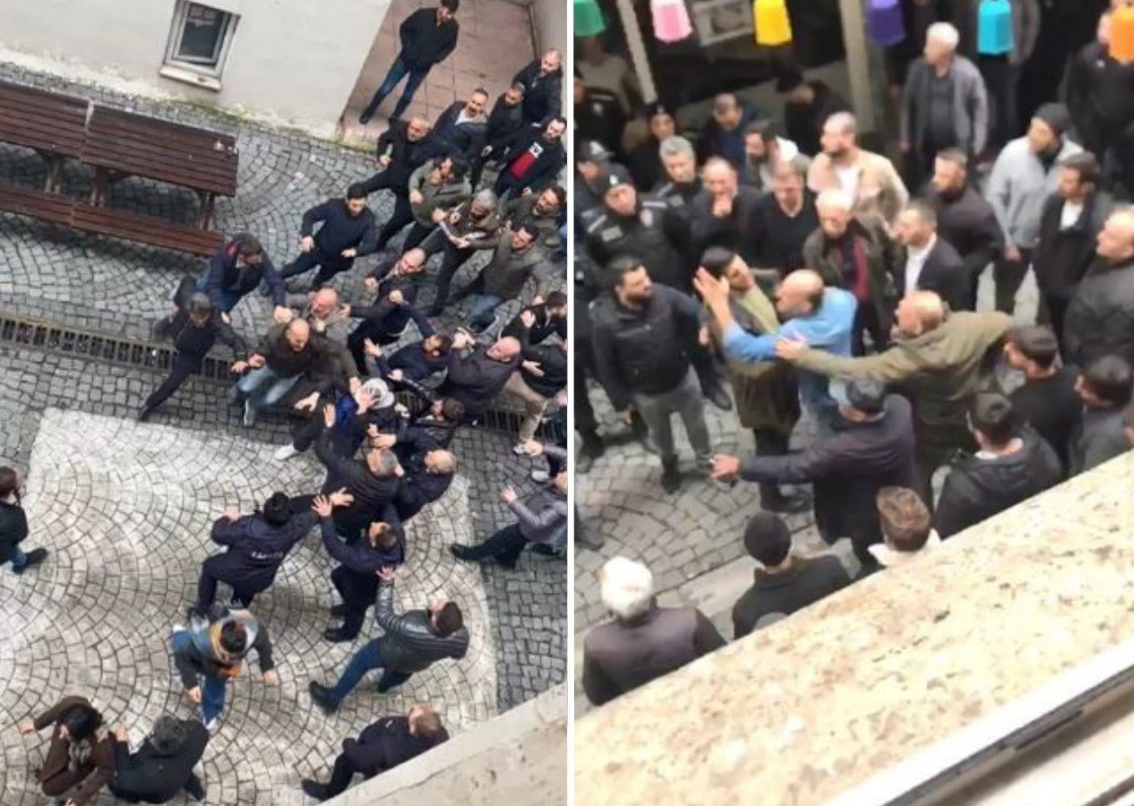 Artvin Hopa'da CHP'liler birbirine girdi! Seçim bürosunda yumruklar havada uçuştu...