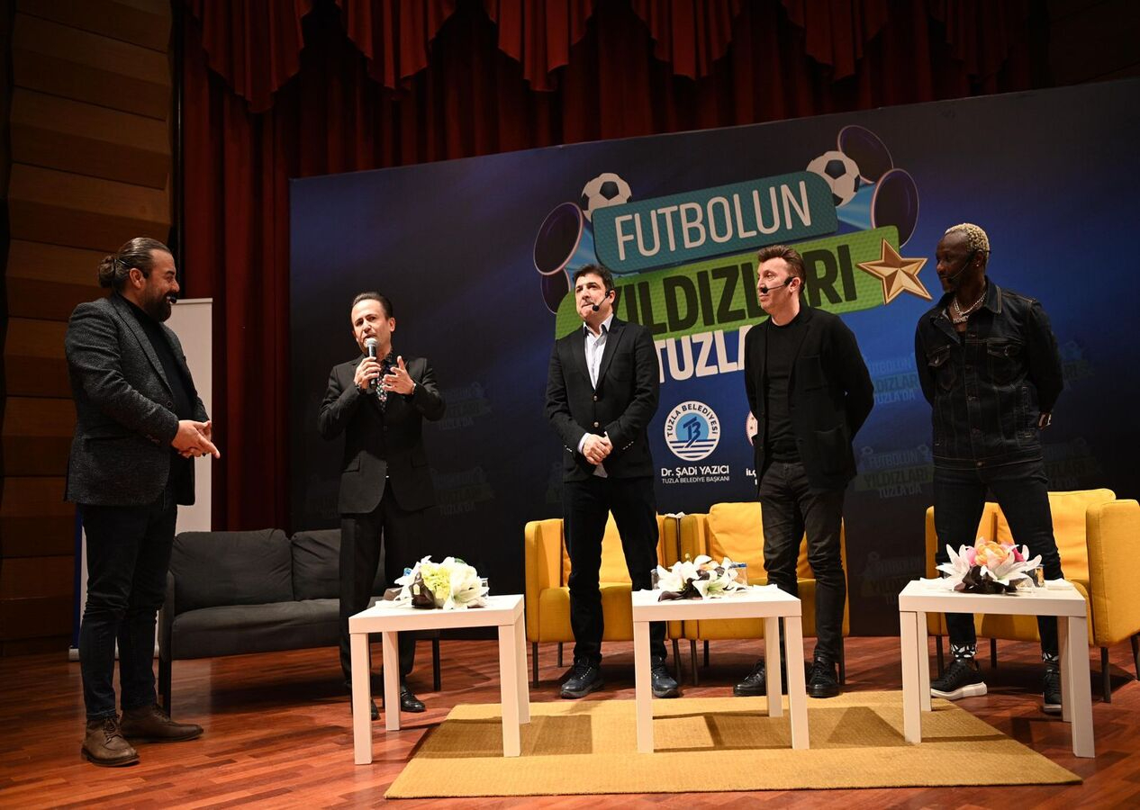 Tuzla’da futbolun efsaneleri gençlerle buluştu!