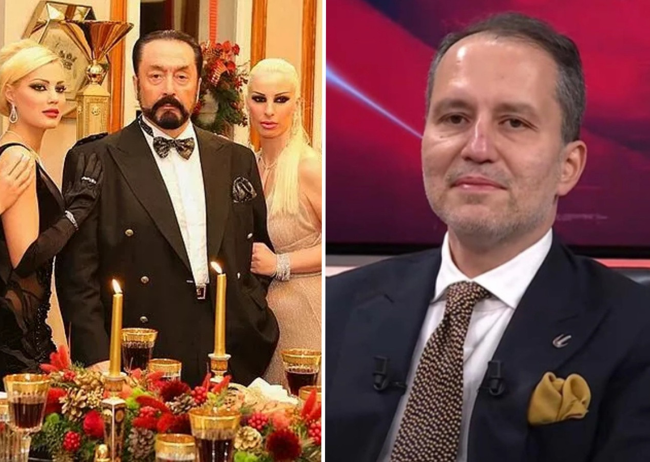 Fatih Erbakan ile Adnan Oktar arasında dikkat çeken dostluk! Övgüler yağdırdığı video gündem oldu!