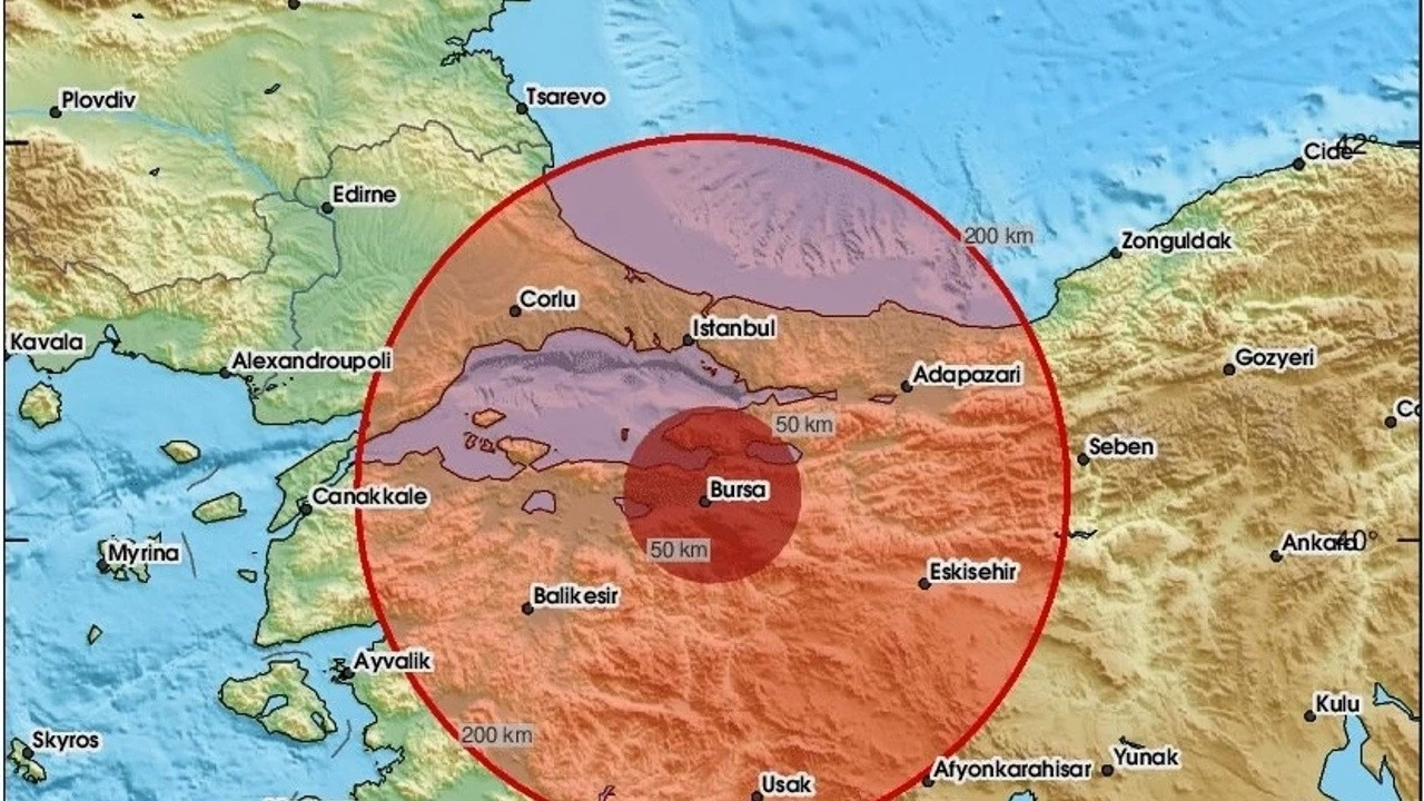 Bursa Gemlik'te 4.1 büyüklüğünde deprem!