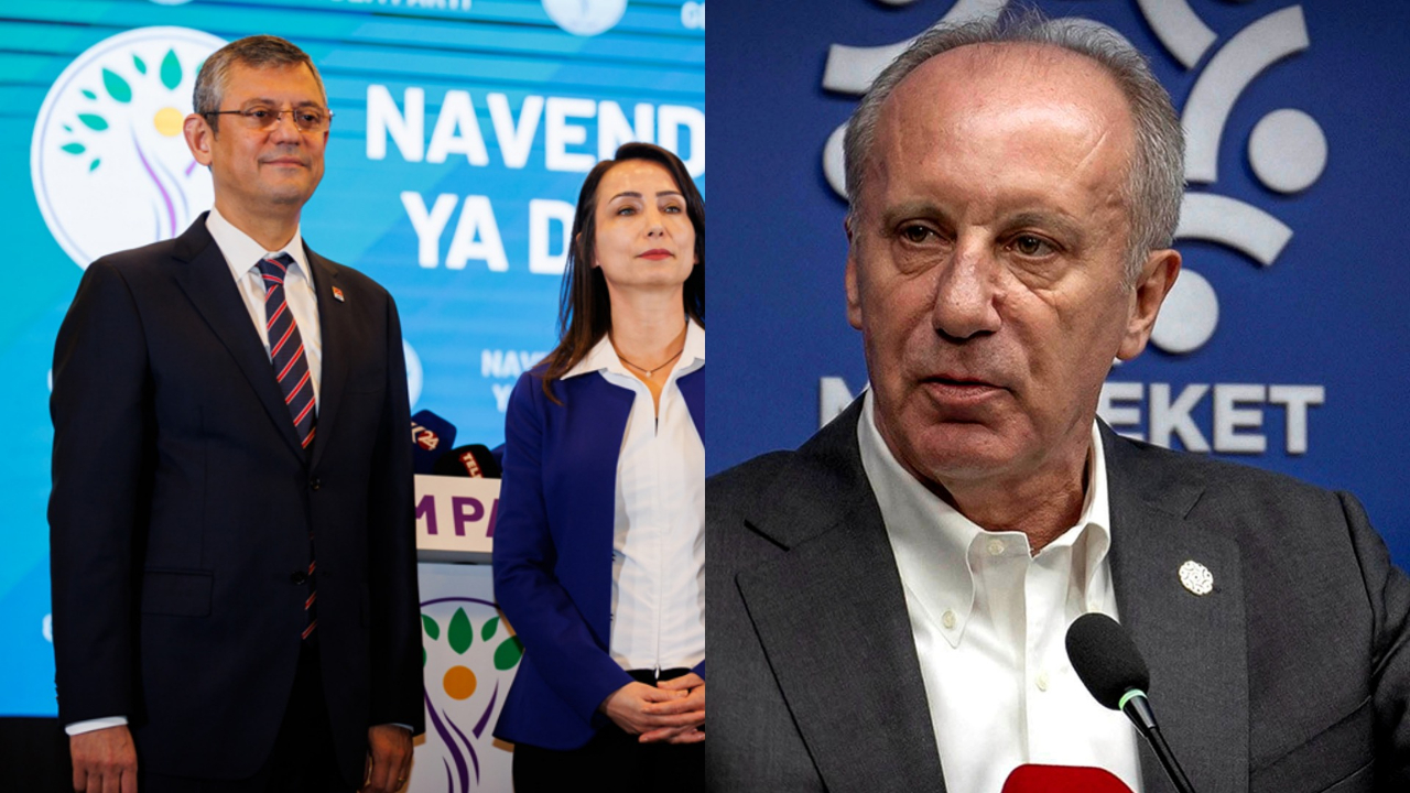 Muharrem İnce'den CHP'ye DEM Parti tepkisi: "PKK, FETÖ terör örgütüne selam verirseniz halk hesap sorar. İstanbul'u alacağım derken Türkiye'yi kaybedersiniz."