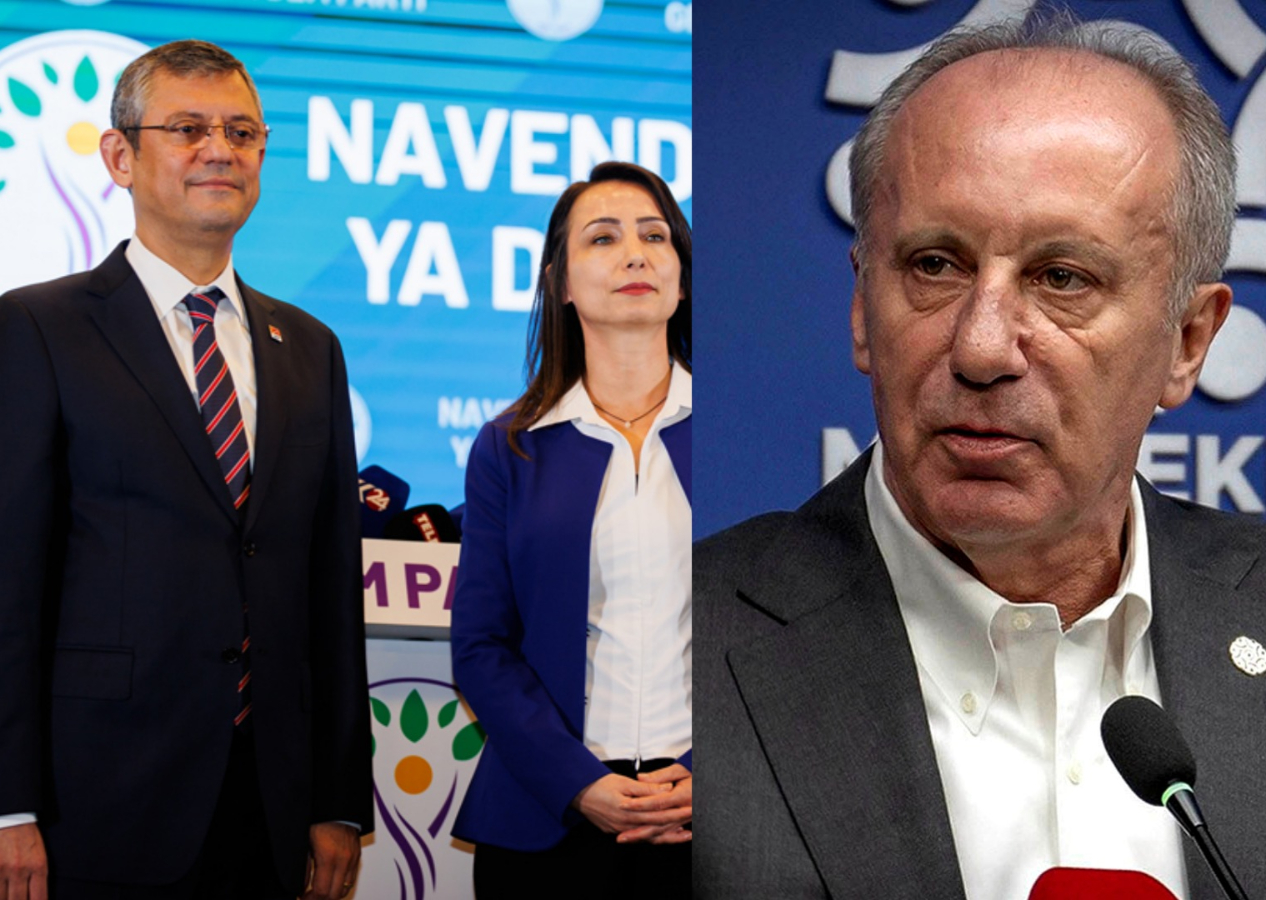 Muharrem İnce'den CHP'ye DEM Parti tepkisi: "PKK, FETÖ terör örgütüne selam verirseniz halk hesap sorar. İstanbul'u alacağım derken Türkiye'yi kaybedersiniz."