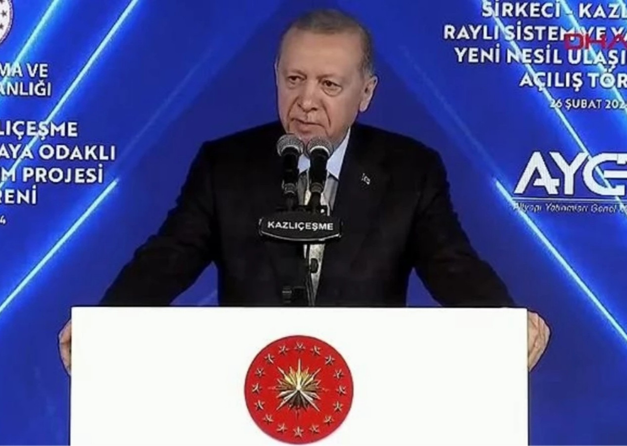 Sirkeci-Kazlıçeşme Raylı Sistem Hattı açıldı! Cumhurbaşkanı Erdoğan duyurdu: Ücretsiz olacak!