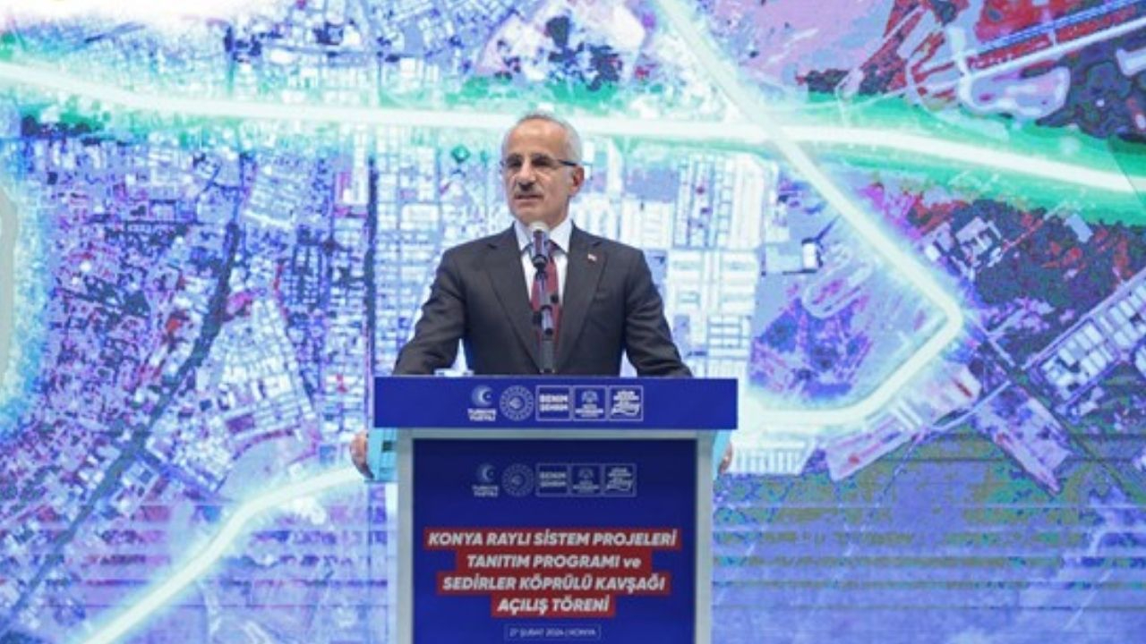 Bakan Uraloğlu: "Konya’ya 55,6 kilometre raylı sistem hattı kazandırılacak"