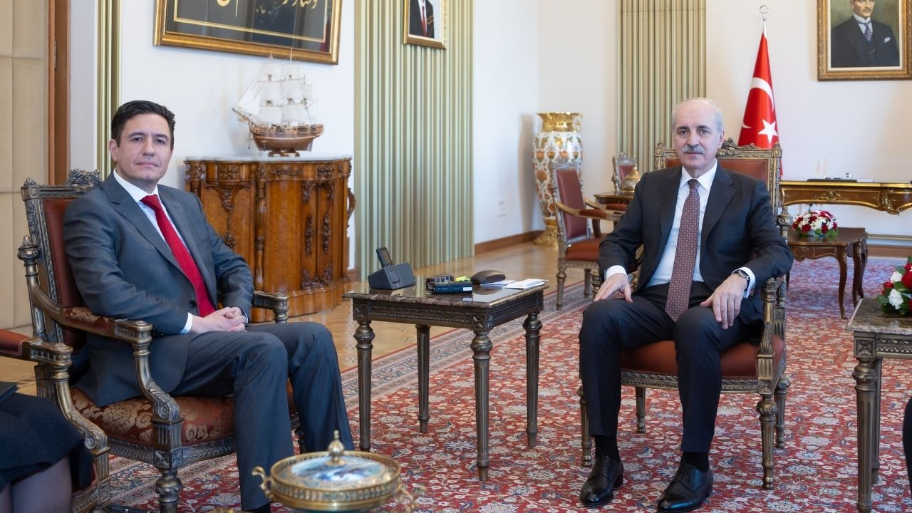 TBMM Başkanı Kurtulmuş Bulgaristan’ın Ankara Büyükelçisi Tcholakov’u kabul etti