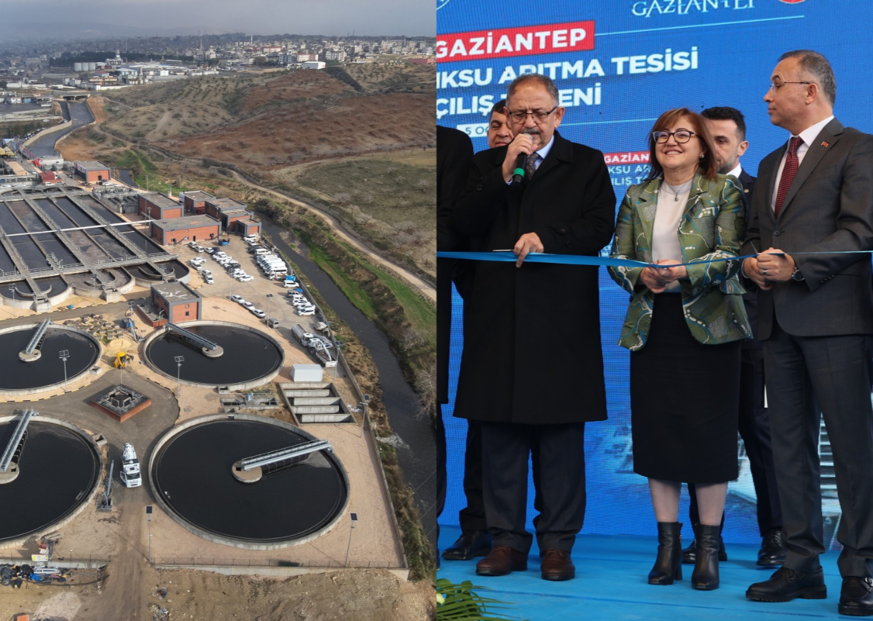 Gaziantep Büyükşehir Türkiye'nin en çevreci Atıksu Arıtma Tesisi'ni kurdu! Fatma Şahin: "Nizip'te her şey fıstık gibi olacak"