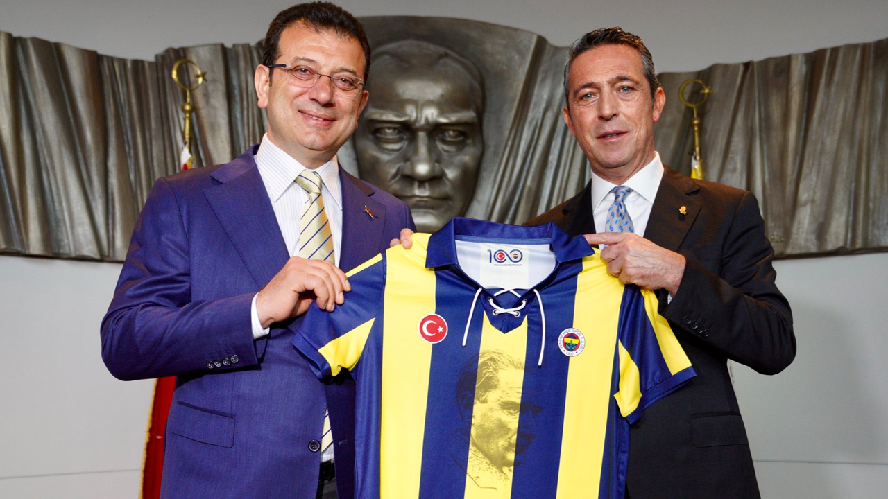 Ekrem İmamoğlu'ndan Fenerbahçe Başkanı Ali Koç'a ziyaret