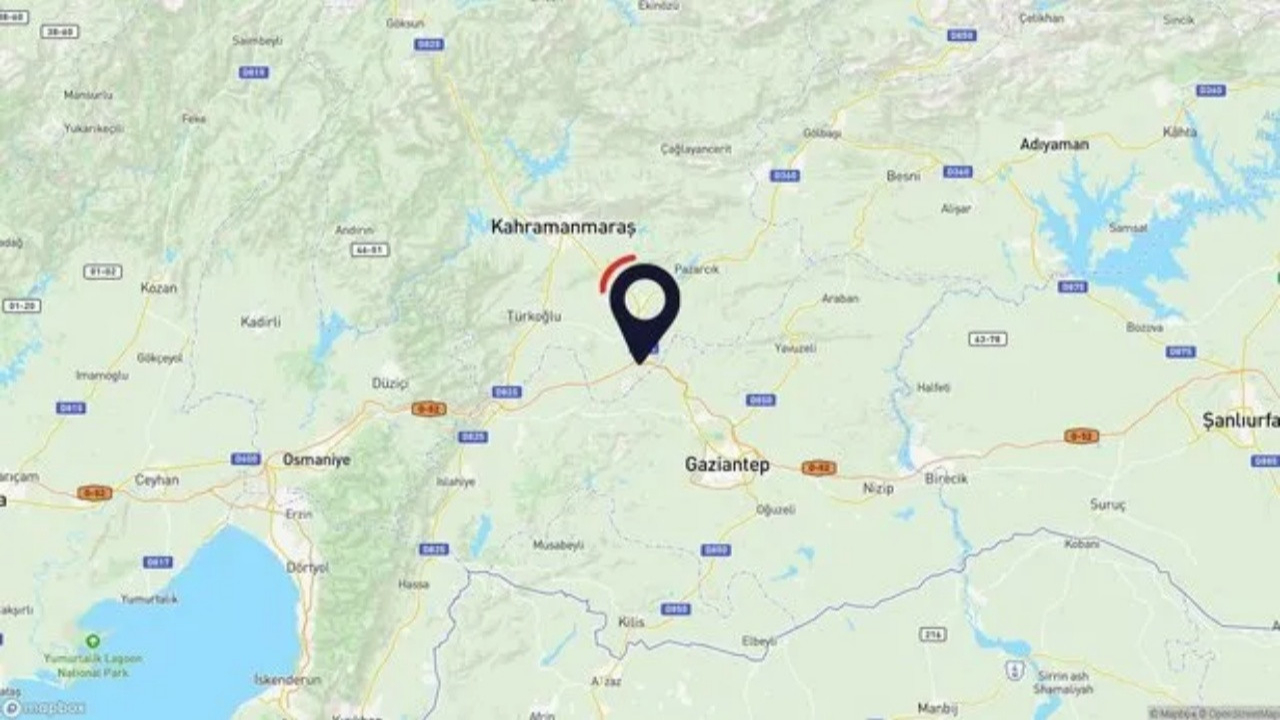 Kahramanmaraş'ta 4,1 büyüklüğünde deprem!