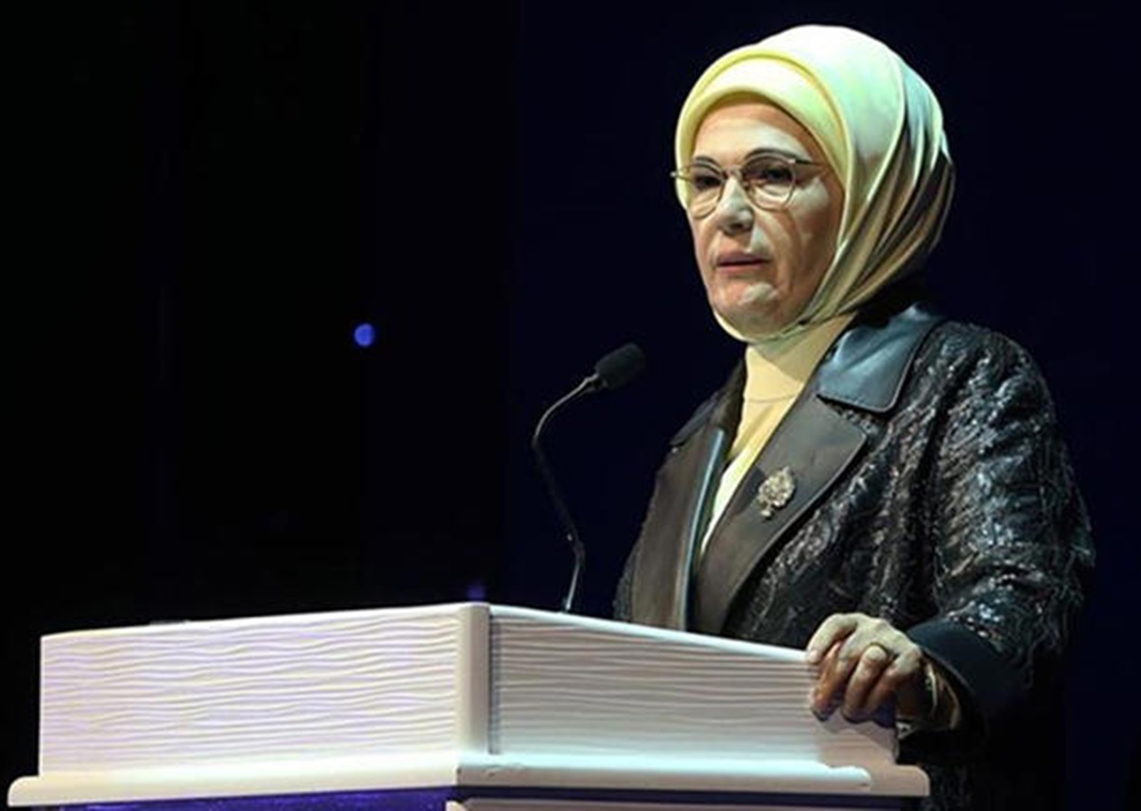 Emine Erdoğan'dan dünyaya net mesaj! ''Kadınların dahil edilmediği bir barış süreci başarı ile sonuçlanamaz''