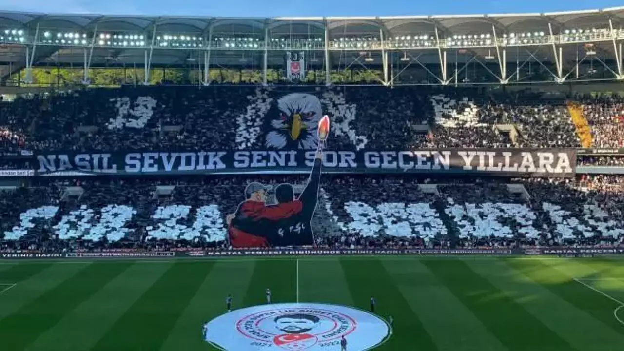 Beşiktaş taraftarından derbiye özel koreografi hazırlığı