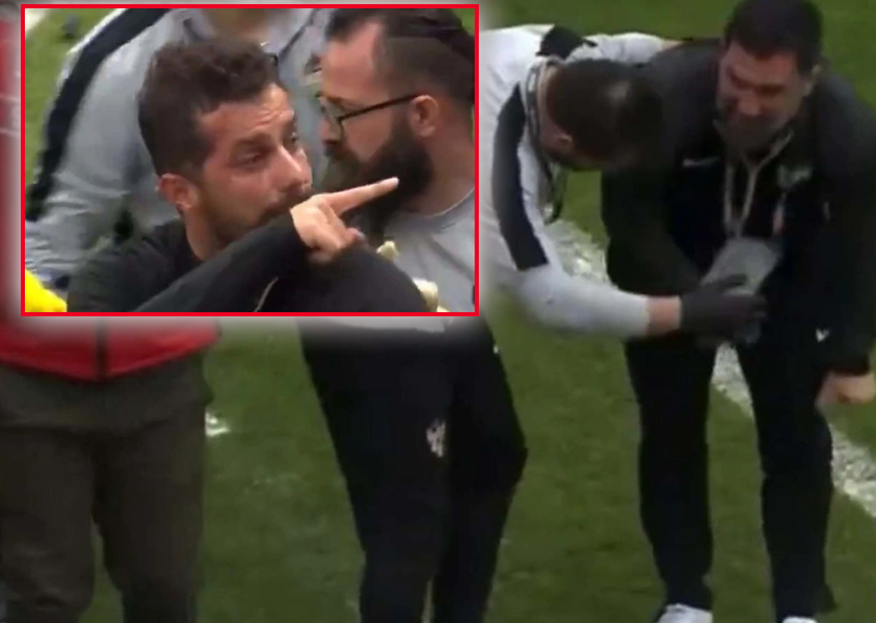 Bodrumspor - Eyüpspor maçında ortalık fena karıştı! Teknik direktör kırmızı kart gördü, oyuncu hastaneye kaldırıldı, Arda Turan çılgına döndü...