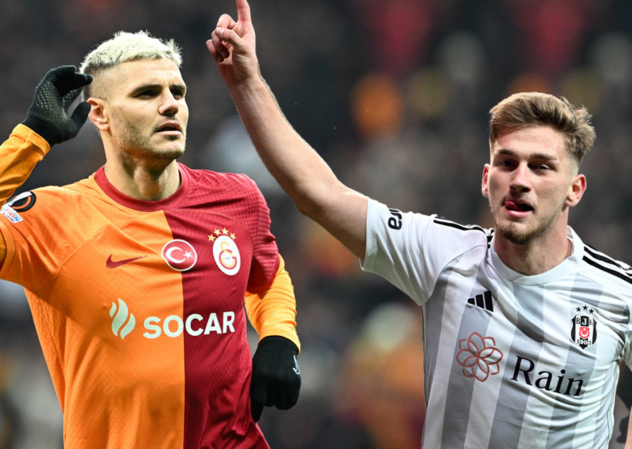 Beşiktaş - Galatasaray derbisinde ilk 11'ler belli oldu