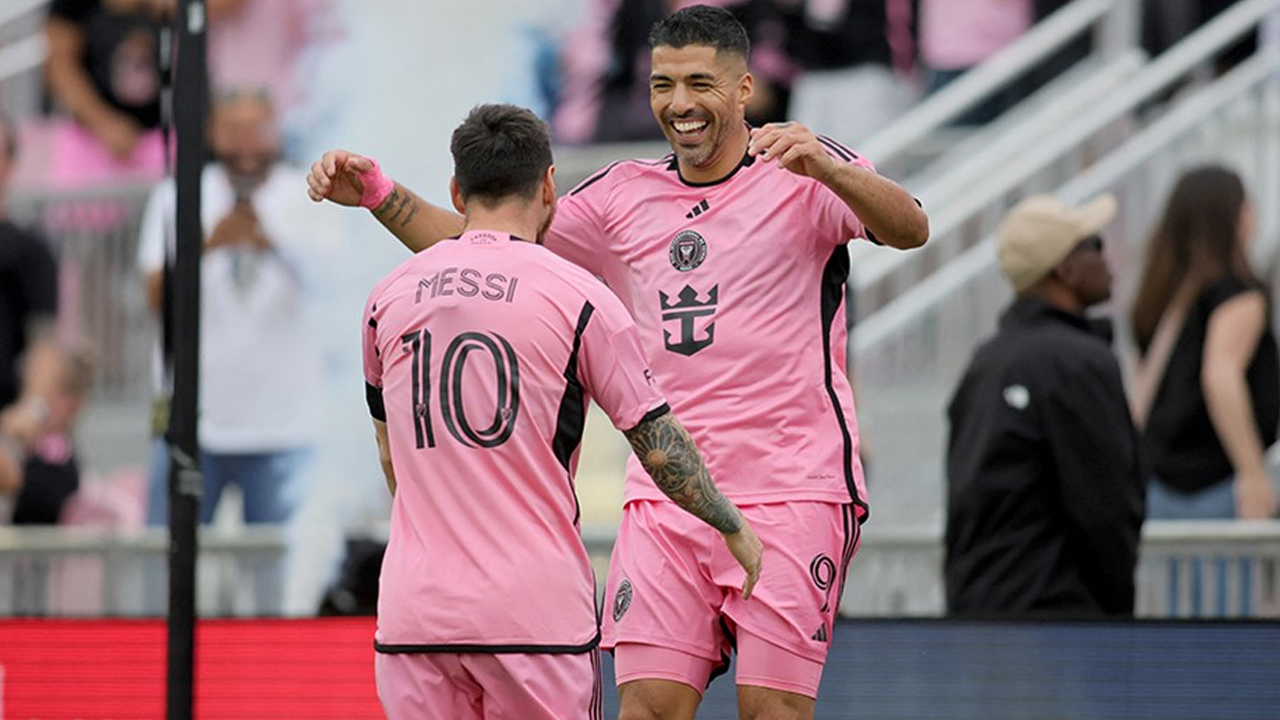 Lionel Messi ile Luis Suarez coştu, Inter Miami 5 golle kazandı