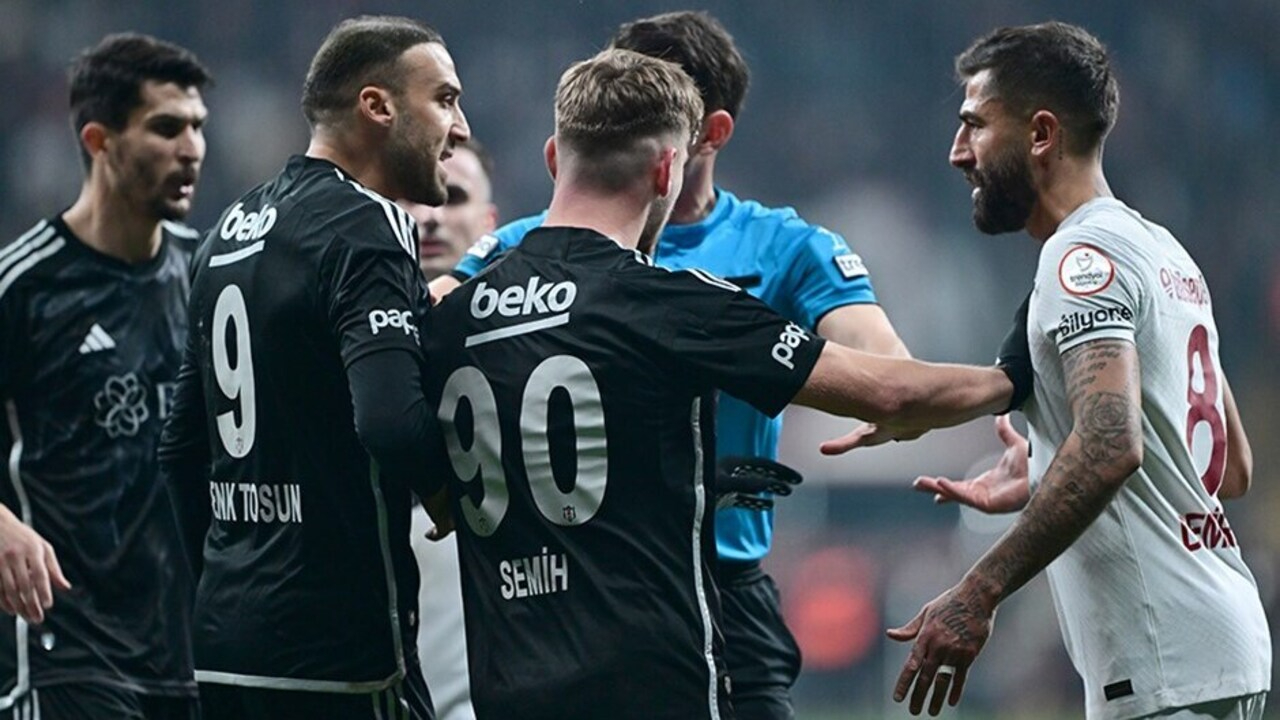 Derbide gerginlik! Cenk Tosun ile Kerem Demirbay birbirine girdi