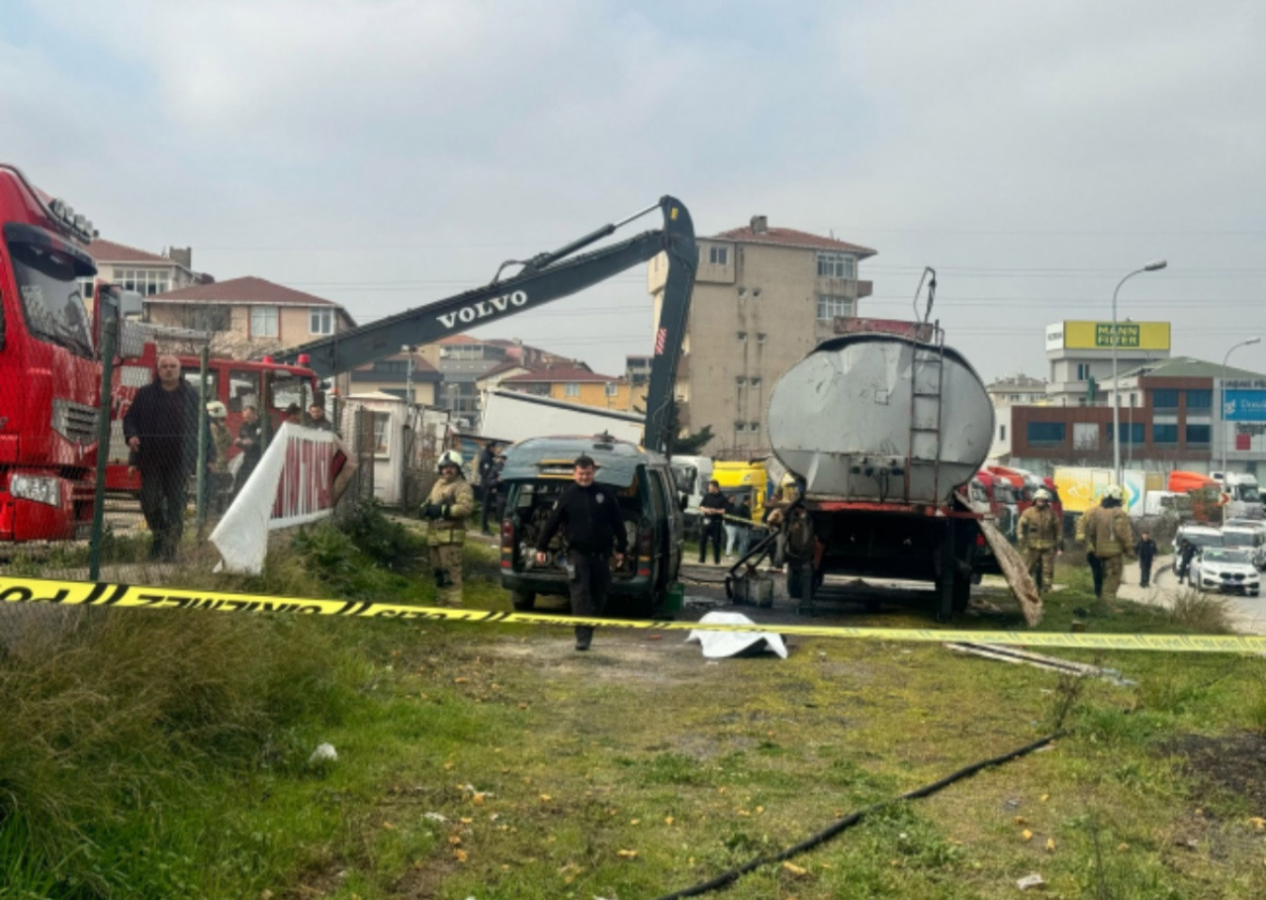 Ataşehir'de yakıt tankerinde patlama! Ölü ve yaralılar var...