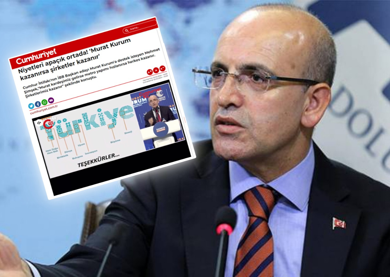 Cumhuriyet Gazetesi yine manipülasyon peşinde! Bakan Şimşek'in sözlerini alenen çarpıttılar